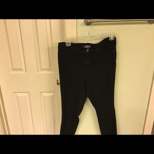 Skinny black jeggings